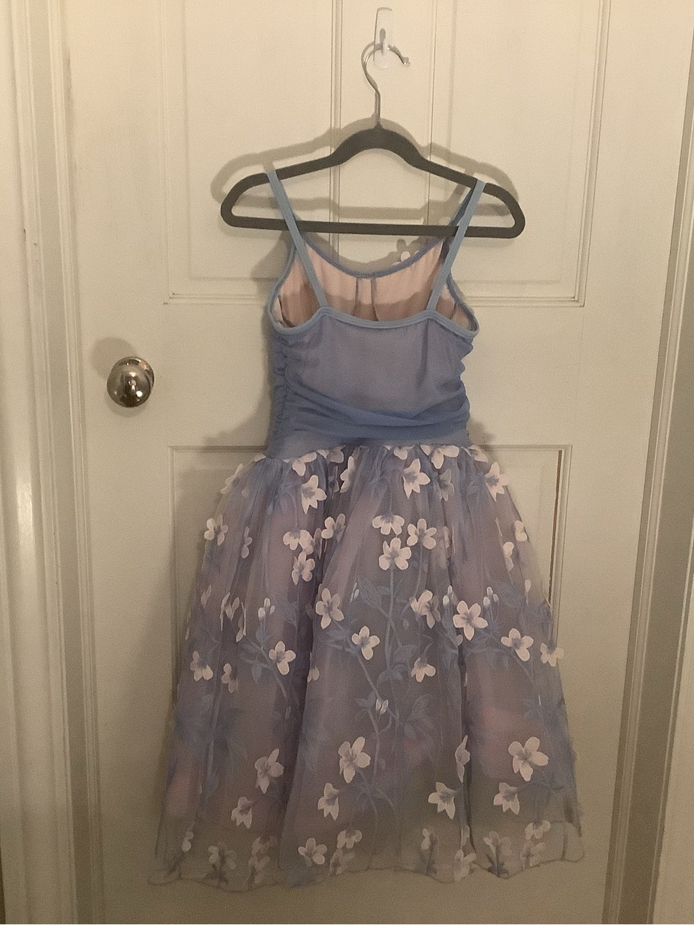 Girls blue Floral Tulle Dress - Brand Unspecified